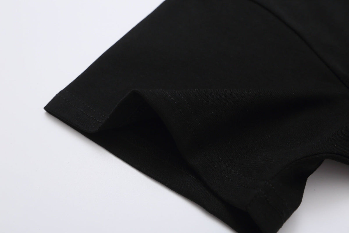 Balenciaga Spray Paint Logo T-Shirt in Black & White