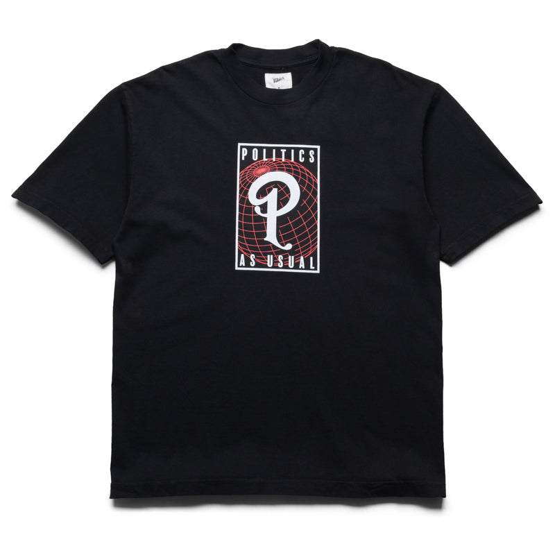Politics Globe Tee - Black
