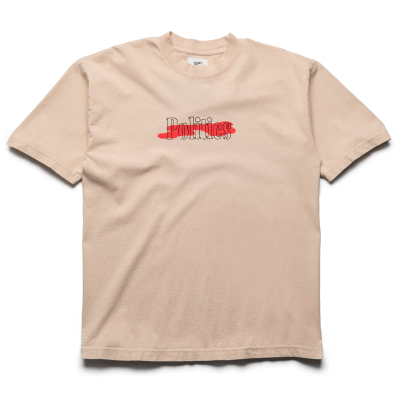 Politics Dustbowl Tee - Beige