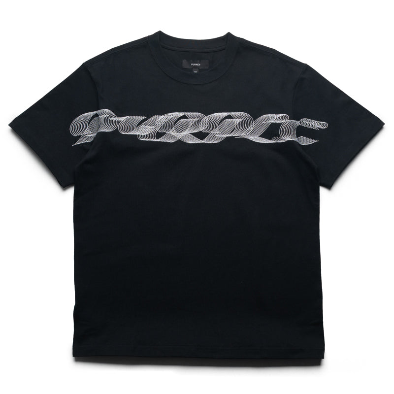 Purple Brand Ribbon Tee - Black
