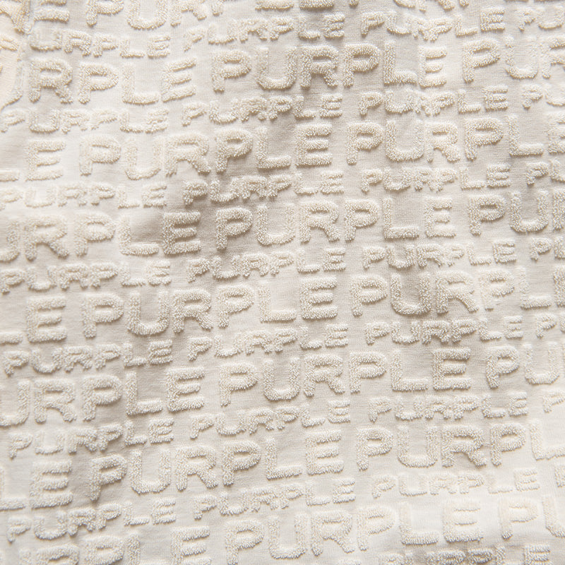 Purple Brand Jacquard Terry Short - Off White