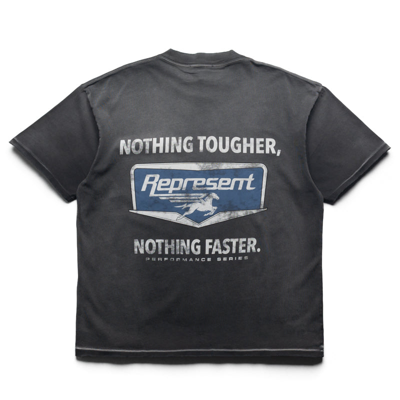 Represent Nothing Faster Tee - Stained Black