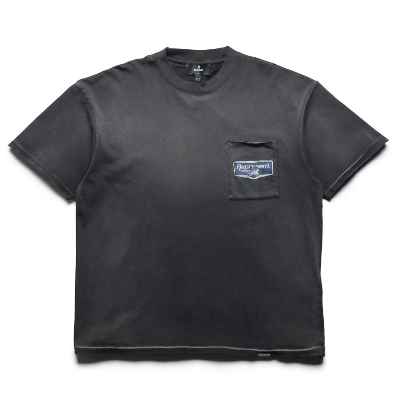 Represent Nothing Faster Tee - Stained Black