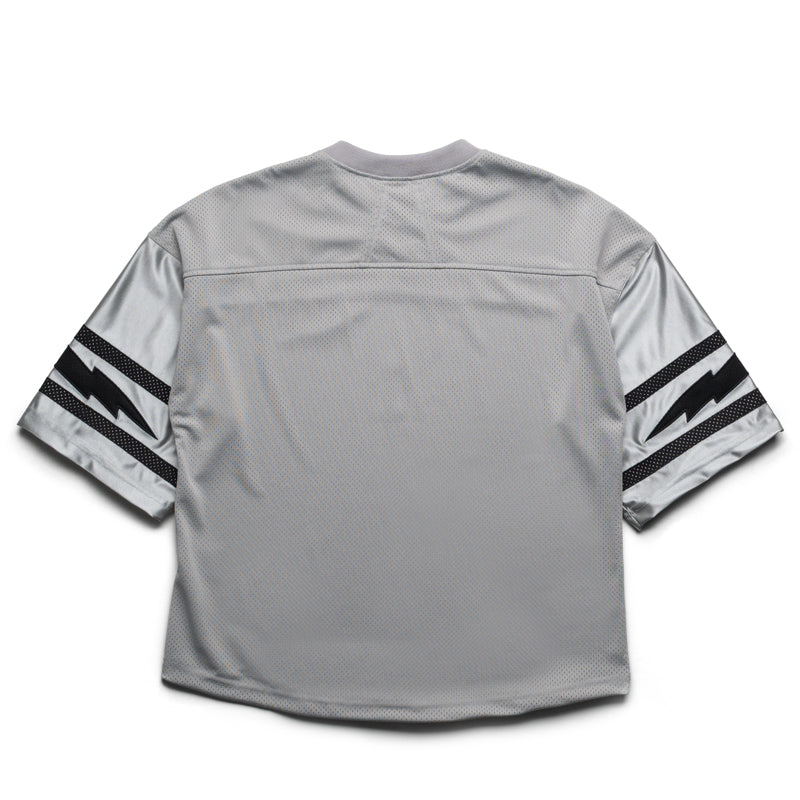 Rhude Lightning Football Jersey - Grey/White