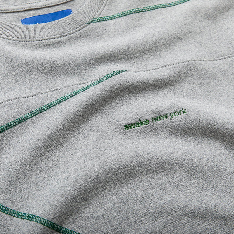 Awake NY Campus Tee - Heather Grey