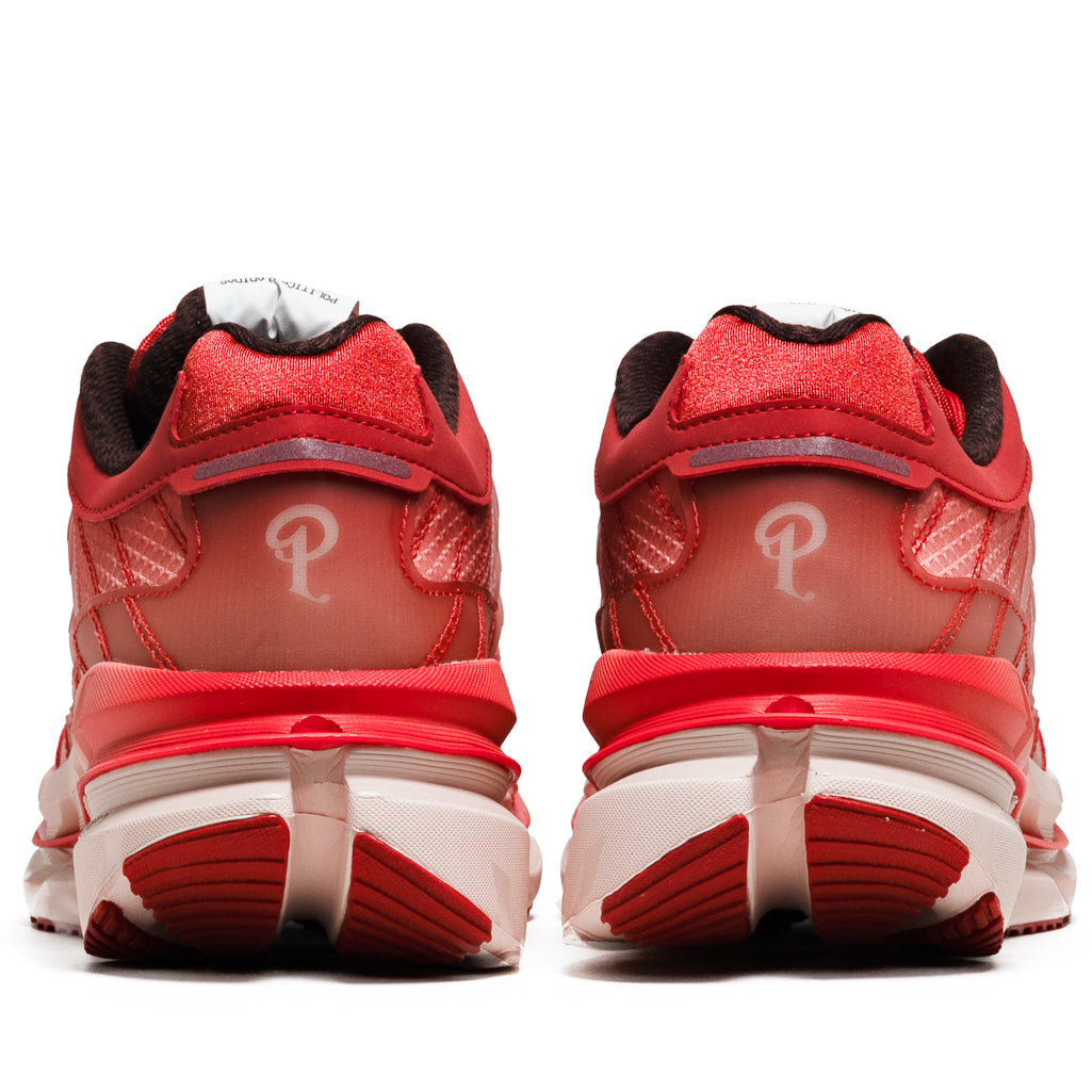 Politics x Adidas Adistar HRMY 'Red Snapper' - Bright Red/Off White