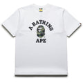 A Bathing Ape 1st Camo College Tee - White/Green