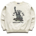 A Bathing Ape Destroy Washed Effect Crewneck - Ivory