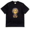 A Bathing Ape Glitter Big Baby Milo Tee - Black