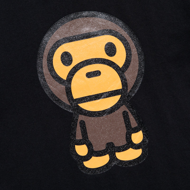 A Bathing Ape Glitter Big Baby Milo Tee - Black