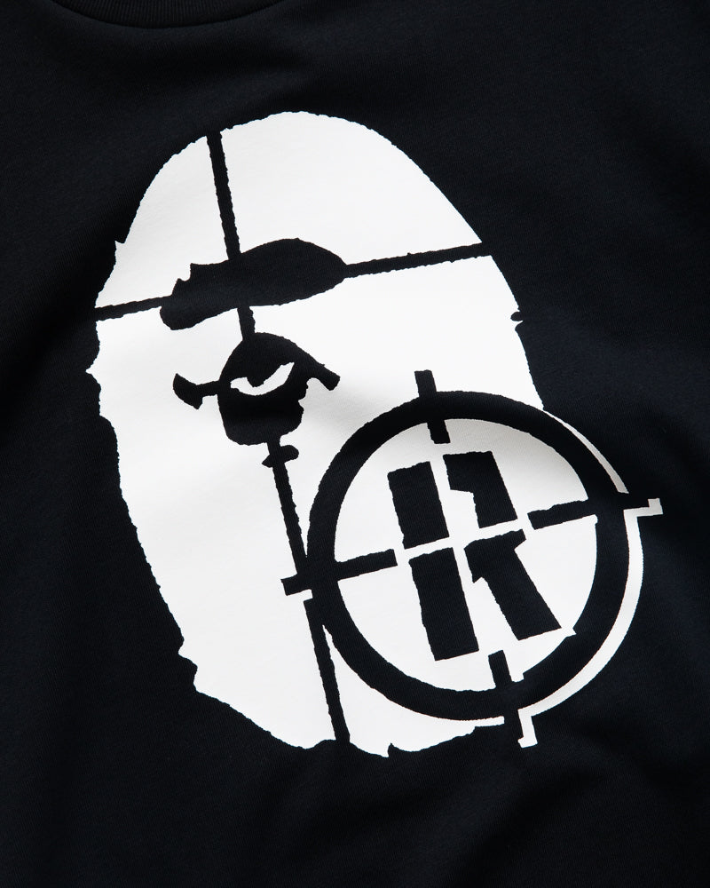 A Bathing Ape Hunting Ape Head Tee - Black