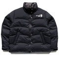 Kazuki Kuraishi x A Bathing Ape Pixelate Camo Reversible Down Jacket - Black
