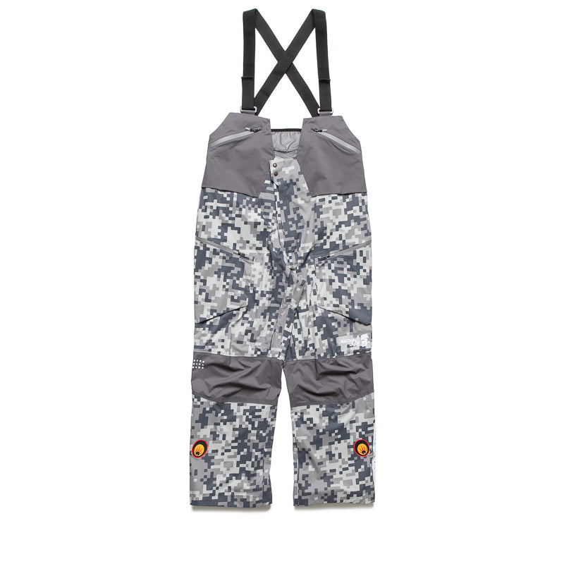 Kazuki Kuraishi x A Bathing Ape Pixelate Camo Shark 3 Layer Overalls - Charcoal