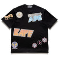 A Bathing Ape Multi Archive Motif Tee - Black