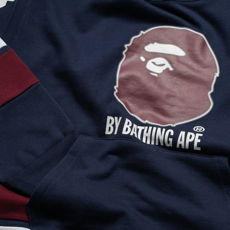 A Bathing Ape Bape Pullover Hoodie - Navy