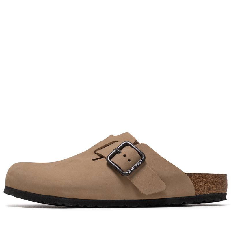Birkenstock Boston Wire Buckle Nubuck - Sandcastle