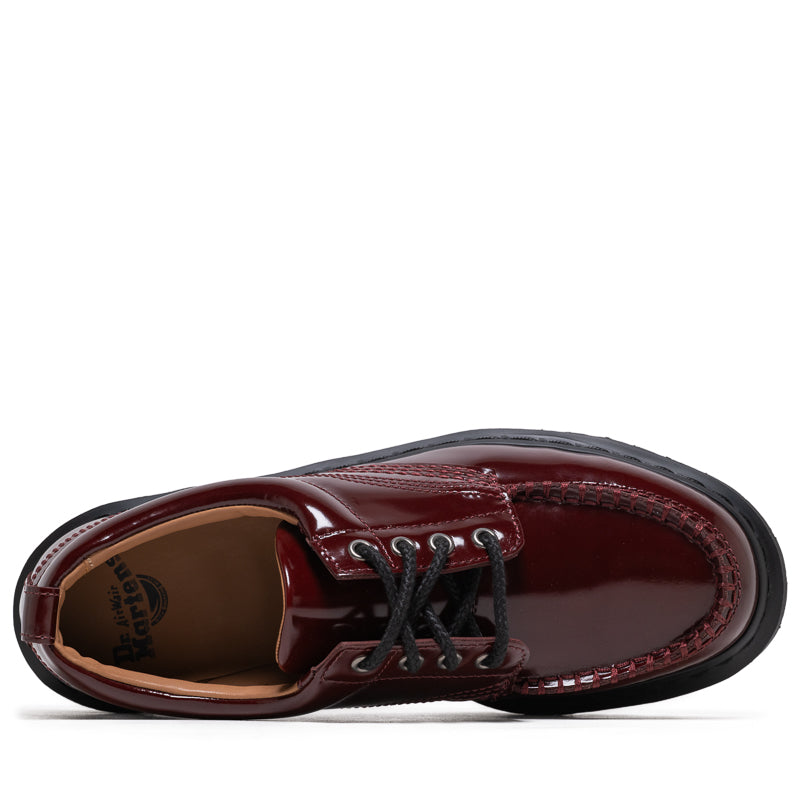 Dr. Martens Lowell Lacquered Leather - Cherry Red