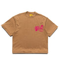 Diet Starts Monday Gogo Tee - Washed Tan/Pink
