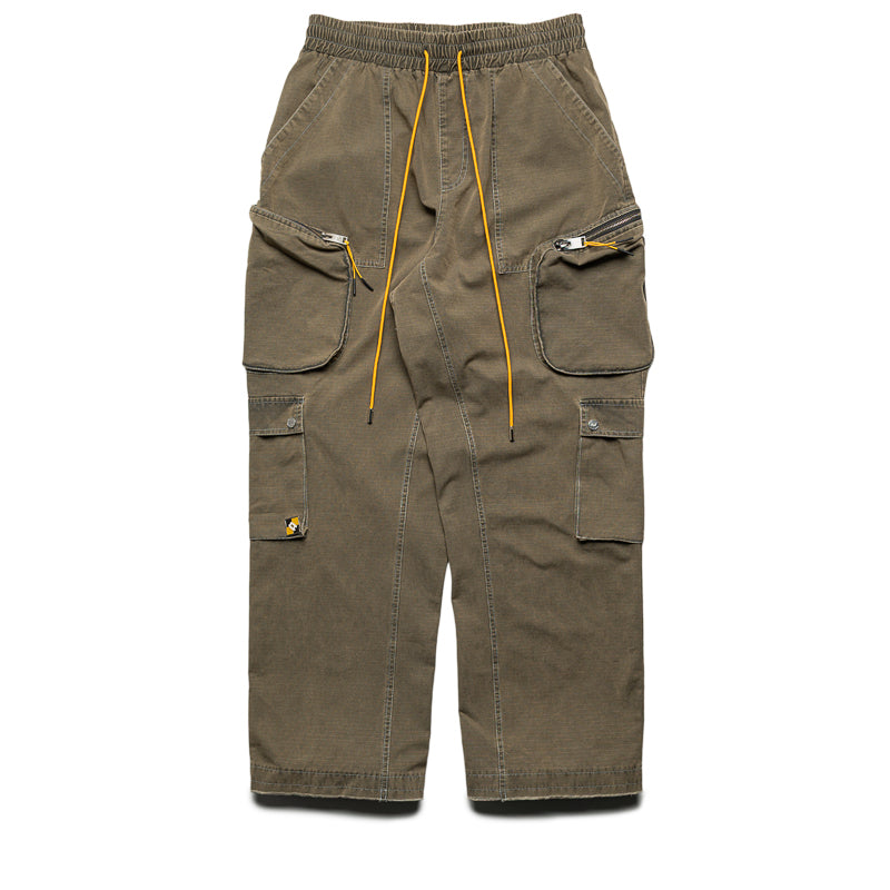 Diet Starts Monday Contrast Cargo Pants - Military Olive
