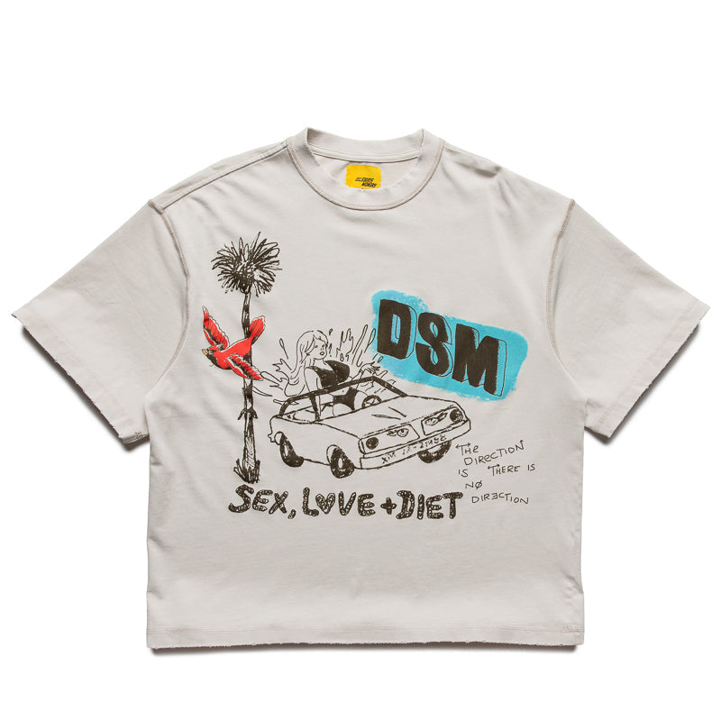 Diet Starts Monday SL&D Doodle Tee - Antique White