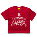 Diet Starts Monday State Champs Practice Jersey - Red/White