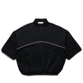 Fear Of God Essentials Active Trace 3/4 Sleeve Polo Sweatshirt - Vintage Black