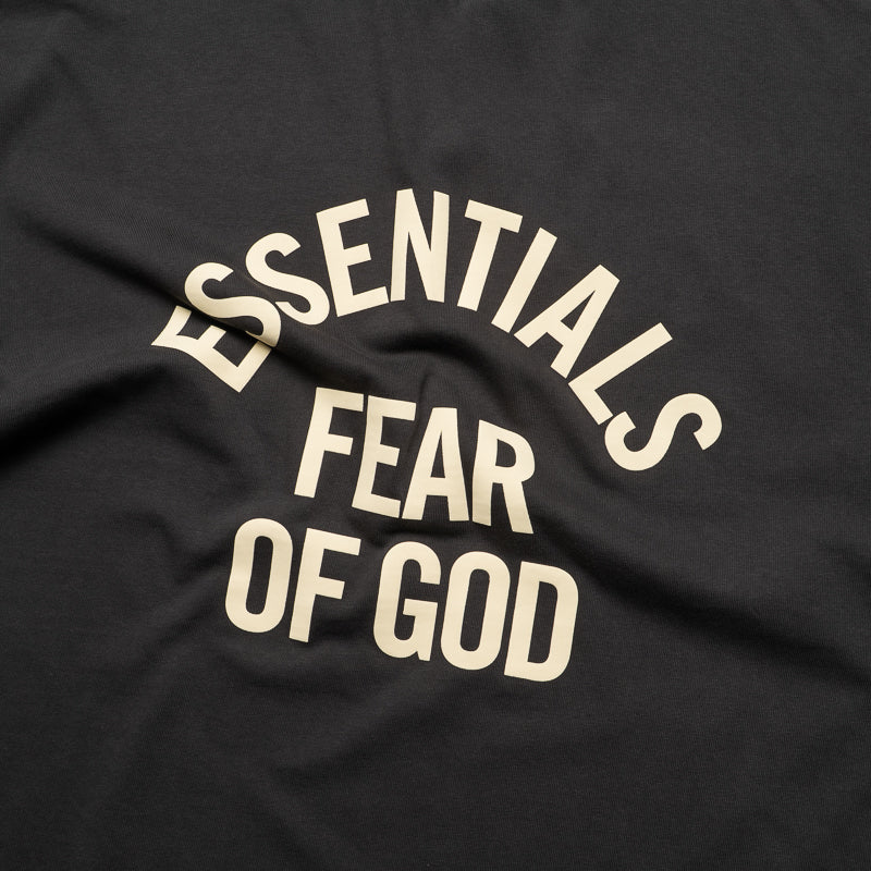 Fear Of God Essentials Campus 90's S/S Tee - Faded Black