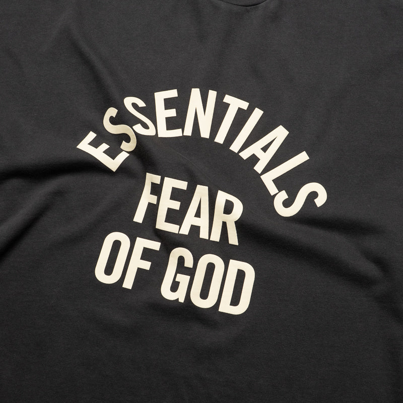 Fear Of God Essentials Campus 90's L/S Tee - Faded Black