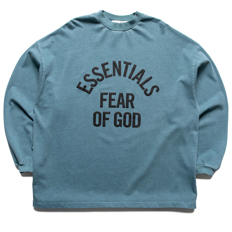Fear Of God Essentials Campus 90's L/S Tee - Faded Coastal