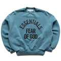 Kids Fear Of God Essentials Campus 90's Crewneck - Faded Coastal