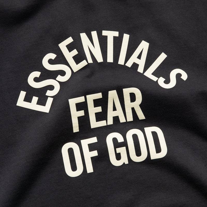 Kids Fear Of God Essentials Campus 90's S/S Tee - Faded Black