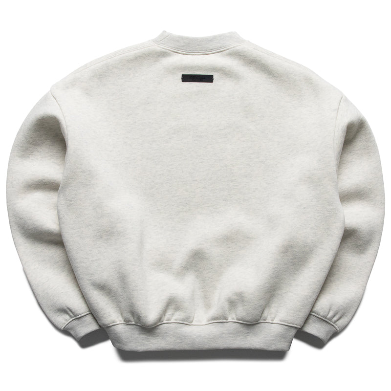 Kids Fear Of God Essentials Classic Crewneck - Oatmeal Heather/Light Heather