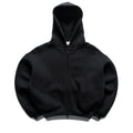 Kids Fear Of God Essentials Classic Full Zip Hoodie - Vintage Black