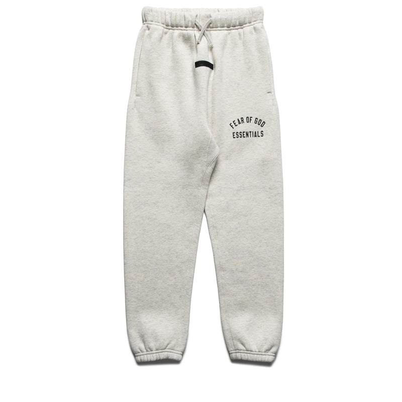 Kids Fear Of God Essentials Classic Sweatpants - Oatmeal Heather/Light Heather