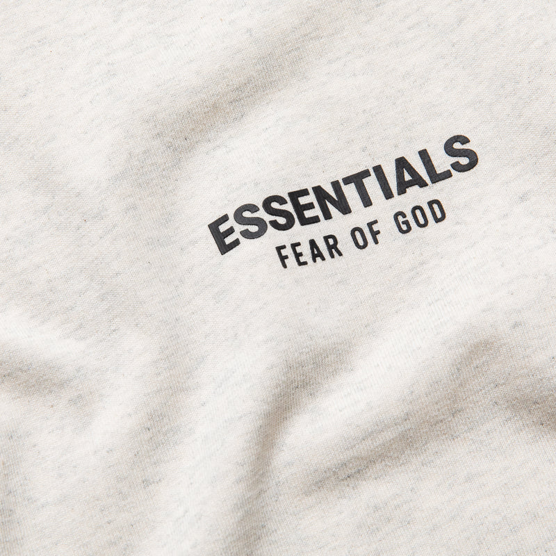 Kids Fear Of God Essentials Classic S/S Tee - Oatmeal Heather