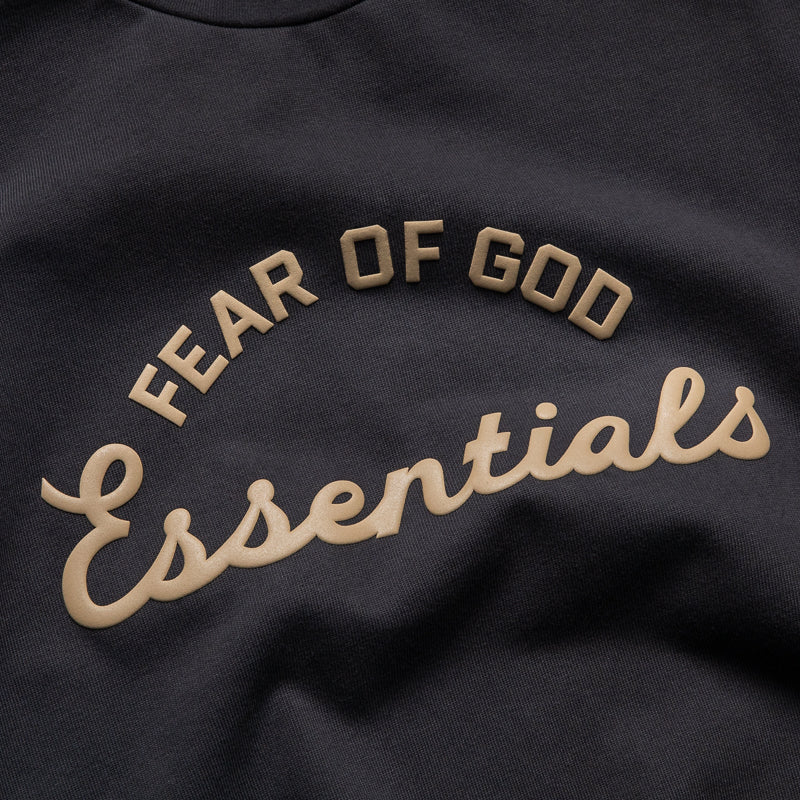 Kids Fear Of God Essentials Training 90's S/S Tee - Faded Black