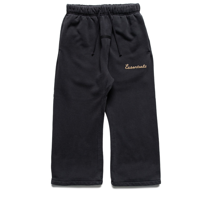 Kids Fear Of God Essentials Training Classic Fit Sweatpants - Faded Black