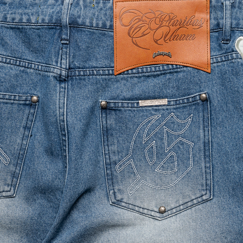 Godspeed New York Femur Denim Shorts - Blue