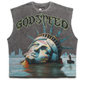 Godspeed New York Sunken Liberty Sleeveless Tee - Grey
