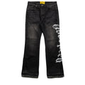 Godspeed New York OG Logo Flared Denim - Grey Wash