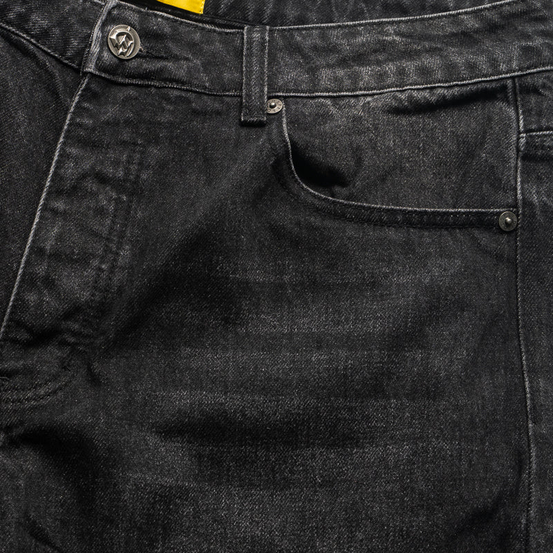 Godspeed New York OG Logo Flared Denim - Grey Wash