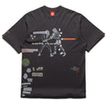 Ice Cream Fountain Knit Tee - Black