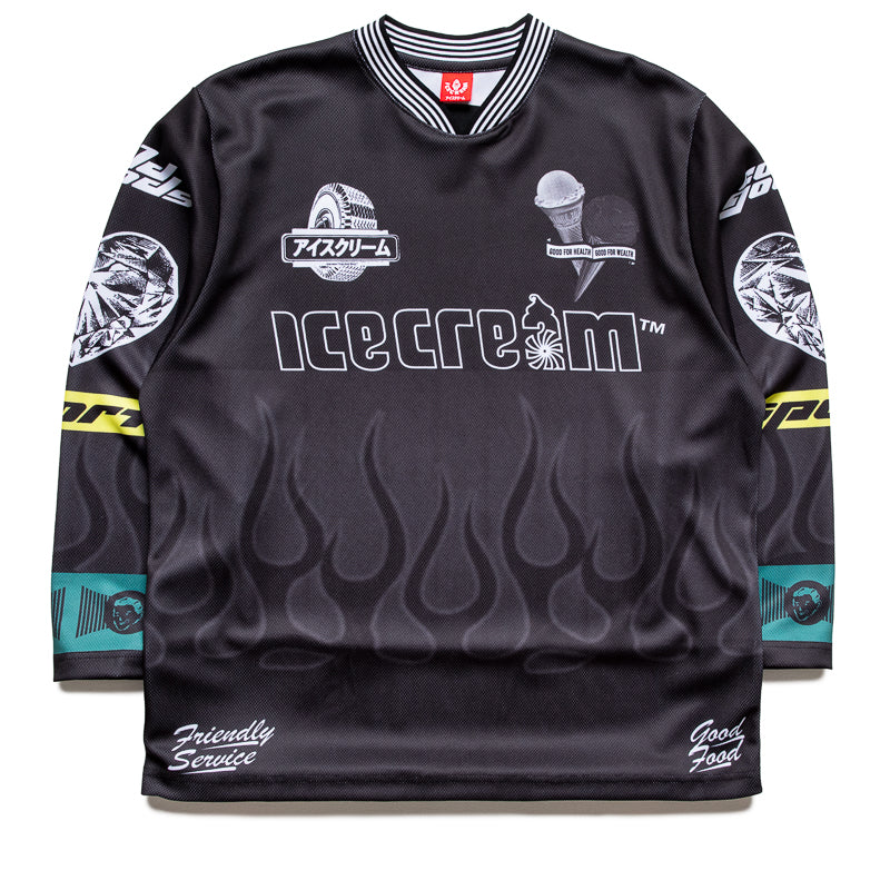 Ice Cream Good Food L/S Jersey - Black