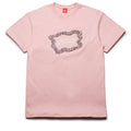 Ice Cream Flag Tee - Silver Pink