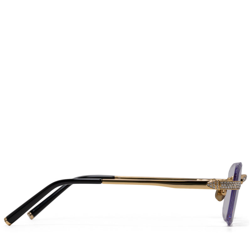 James Oro Iced Signature Gem Cut - Clear Tint/Gold