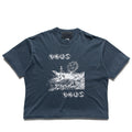 Jungles Field Of Daisies Vintage Tee - Vintage Blue