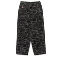 KidSuper Face Camo Wide Leg Jean - Black