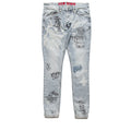 Ksubi Van Winkle Graffiti Denim Pant - Rogue Blue