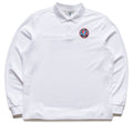 Malbon Golf x Grateful Dead Stealie L/S Polo - White