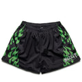 Market Toxic Flames Mesh Shorts - Black/Green